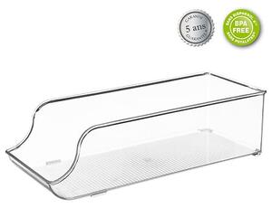 Кутия за съхранение на кенчета 5five Smart Fridge, PET, Прозрачна, 9 бр