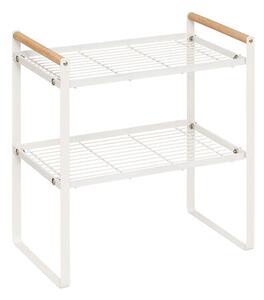Етажерка 5five Balm, Метал, 2 нива, Бяла