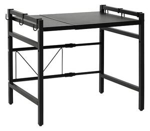 Разтегателен рафт за микровълнова печка 5five Black Edition, 45.5 cm