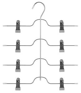 Закачалка за панталони 5five, Метал и PVC, 4 чифта