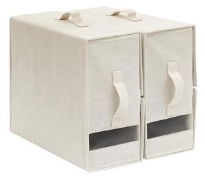 Кош за пране с капак 5five Dressy+, Бежов, 15.5 x 40.5 x 31.5 cm