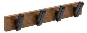 Закачалка за дрехи 5five Nocca, 4 куки, Метал и дърво, 40 cm