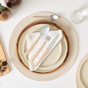 Комплект прибори за хранене Secret De Gourmet Susan, 16 части - Бежов