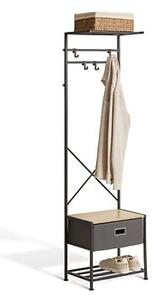 Гардероб 5five Tissa, 4 прекади, 160 cm - Сив