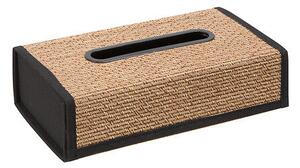 Кутия за салфетки 5five Stemy, 26x8x14 cm - Черен