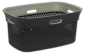 Кош за пране 5five, Полипропилен, 45L - Сив
