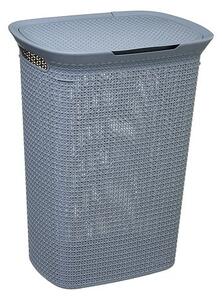 Кош за пране 5five, Полипропилен, 57L - Сив