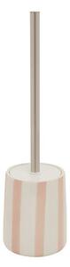 Четка за тоалетна 5five Strio, Доломит, 39 cm - Розов
