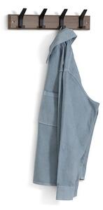 Закачалка с 4 куки 5five Ziny, 45 cm - Дървесен и черен