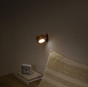 LED стенна лампа 5five, USB зареждане, 9.2 cm - Бял