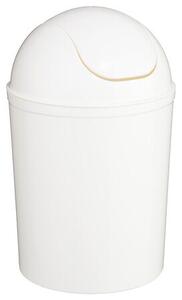 Кош за отпадъци 5five, Полипропилен, 7L - Бял