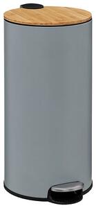 Кош за боклук 5five Modern Color, 30 L - Светлосив / Метал
