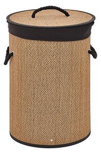 Кош за пране 5five Stemy, Бамбук, 48L - Черен