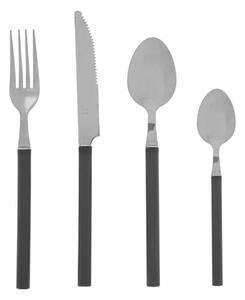 Комплект прибори Secret de Gourmet Indonésie, 24 части - Сив