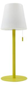 Lindby - Azalea LED Преносима Настолна лампа IP44 Бял/Жълт Lindby