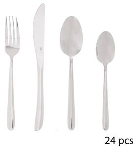 Комплект прибори Secret de Gourmet Orba, Инокс, 24 части