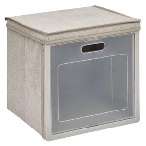 Кутия за съхранение 5five Cube'n Door, Картон, Бежова, 30.5 cm