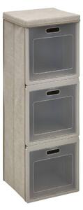 Етажерка с врата 5five Cube'n Door, Картон, 3 отделения, Бежова