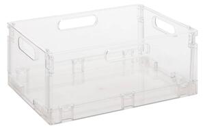 Сгъваема кутия за съхранение 5five Fold'n Box, Пластмаса, 22L, Бежова