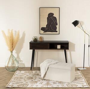 Пейка със съхранение табуретка atmosphera Lysandre, 76х38х38 cm, Сгъваема - Сив