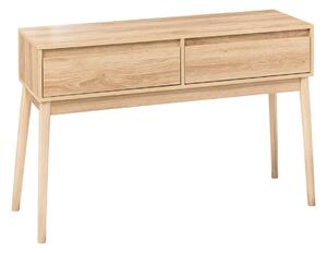 Конзолна маса с 2 чекмеджета 5five Abana, Бежова, 117 cm