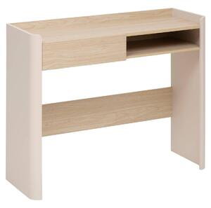 Конзолна маса 5five Roundy, MDF, 100 cm, Слонова кост