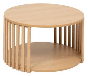 Кафе маса 5five Slat, MDF, ⌀60 cm, Бежова