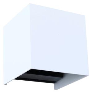 Lindby - Dara Square LED Smart На открито Стенна лампа Бял Lindby