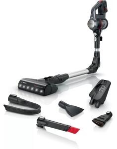 Прахосмукачка Bosch BCS711A, 2в1, безжична, 0.3l контейнер, 3 нива на мощност, до 40 мин. време на работа, сива