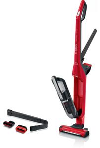 Прахосмукачка Bosch Flexxo Gen2 28Vmax ProAnimal BBH3ZOO28, безжична, 0,4 l контейнер, 2 нива на мощност, до 55 мин. време на работа, червена