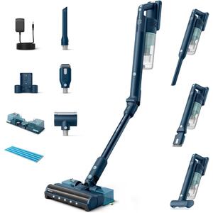 Прахосмукачка Philips Flex XC5244/10, вертикална, безжична, 0.270 л. капацитет на контейнера, до 60 минути време на работа, PowerCyclone TriActive, синя
