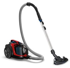 Прахосмукачка Philips PowerPro Expert FC9729/09, без торба, 650 W, 2 л. капацитет на контейнера, енергиен клас A, червена/черна