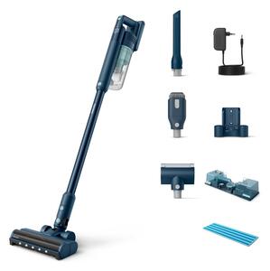 Прахосмукачка Philips XC5141/01, вертикална/ръчна, безжична, до 60 минути време на работа, технология PowerCyclone 10, 3-степенна филтрация, зелена