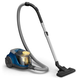 Прахосмукачка Philips XB2125/09, без торба, 850W, 1.3 л. вместимост на контейнера, телескопична тръба, синя