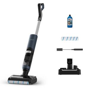 Прахосмукачка Rowenta X-Clean 5 Pro 2-in-1 Wet & Dry, вертикална, безжична, 200W, 0.65 л. капацитет на резервоара, до 50 минути време на работа, сухо и мокро почистване, безчетков мотор, 3 режима, синя