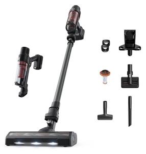 Прахосмукачка Rowenta X-PERT 7.60 3in1 Animal RH6A75WO, вертикална/ръчна, безжична, 140W, 440ml капацитет на контейнера, до 40 минути време на работа, миещ се филтър, 2 скорости, Cyclone технология, черна
