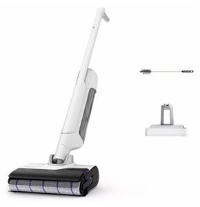 Прахосмукачка Rowenta X-Clean 10, вертикална, безжична, 200W, 790ml капацитет на контейнера, до 60 минути време на работа, система за самопочистване, бяла
