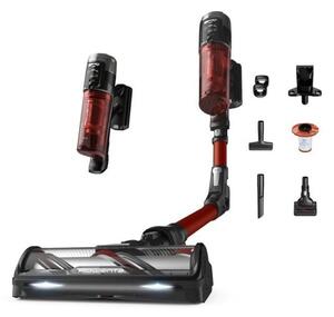 Прахосмукачка Rowenta X-Force Flex 13.60 RH9A73WO, вертикална/ръчна, безжична, 650 ml капацитет на контейнера, до 60 минути време на работа, Cyclone технология, червена
