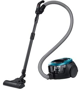 Прахосмукачка Samsung VC07M31B0HN/GE, без торба, 700 W, 2 л. капацитет на контейнера, енергиен клас A, черна/синя