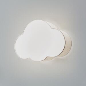 TK Lighting Стена лампа Cloud, бежов, 43 см ширина, текстил, облак, E27, Затъмняване, Бежов, Детска стая, Плат / текстил, Млад живот