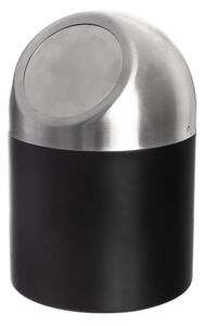 Черно кошче за боклук от неръждаема стомана 1,2 l BLACK – Orion