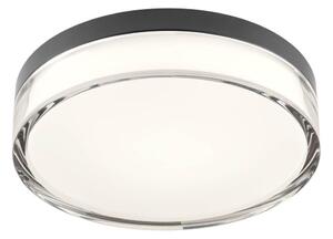 Redo 01-3735 - LED Плафониера FRISBI LED/12W/230V 3000/4000K IP44 черен