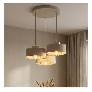 Brilagi - Полилей на кабел SPRING 3xE27/60W/230V бежов/златен