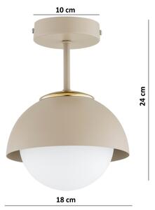 Brilagi - Плафон COSMO 1xE27/60W/230V бежов/златен