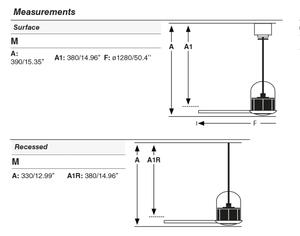 FARO 33436WT1N - LED вентилатор с димер WEAVER M 16W/230V Ø 128 см кафяв/месинг WT + дистанционно управление