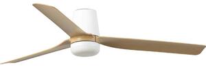 FARO 33829WT1S-LED С димер и вентилатор PUNT TUB M 18W/230V CCT Ø 132 см бежово/бяло WT + дистанционно управление