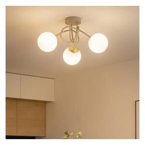 Brilagi - Плафонен полилей MILO ECRU 3xE27/60W/230V бежов/златен