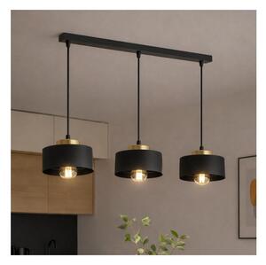 Brilagi - Полилей на кабел SPRING 3xE27/60W/230V черен/златист