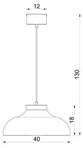 Полилей на кабел BASCA 1xE27/15W/230V бежов