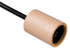 Плафон OXFORD 2xE27/15W/230V бор/черен